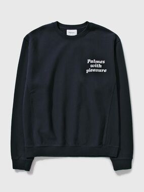 Palmes Pleasure Crewneck - Navy, Medium
